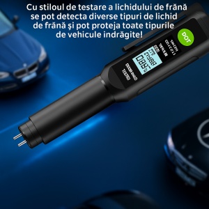 tester techstar lichid frana cu afisaj verde rosu galben