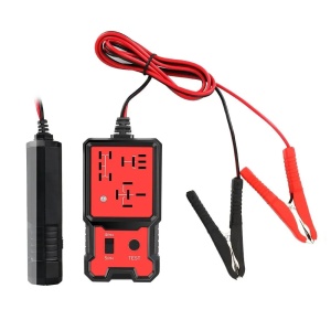 Dispozitiv testare relee auto Techstar CNBJ707 conectat la baterie