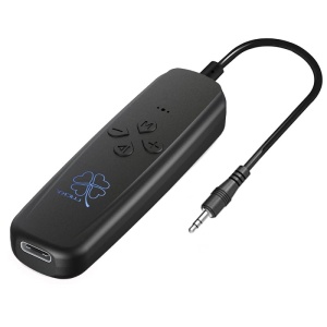 pachet transmitator receptor audio bluetooth techstar m27 cu cablu aux
