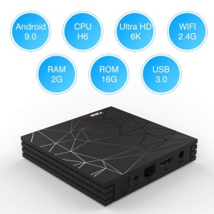TV Box T95 Max Mini PC Quad Core ARM Cortex A53, 2GB Ram, 16GB ROM, 6K UltraHD, Android 9.0, HDR - Img 6