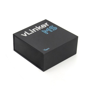 Vgate vLinker MS – vedere mică frontală pe fundal alb