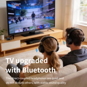 Adaptor Bluetooth Techstar pentru televizor, casti wireless si vizionare TV