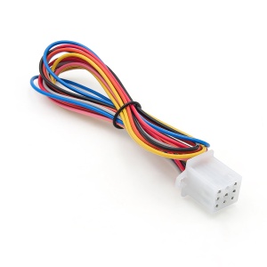 Cablaj electric alarma antifurt Techstar 12V cu mufa si fire colorate