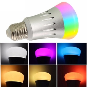 Bec Smart Techstar® Q15, Wireless, 2.4GHz, RGBW, 7W, E27, Lumina Calda, Lumina Rece, Corp Aluminiu - Img 3