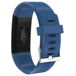 Bratara Smart Fitness Techstar® ID115 Plus Fitness, 0,95" OLED, BT4.0, Waterproof IP65, Monitorizare Puls, Tensiune, Albastru - Img 2