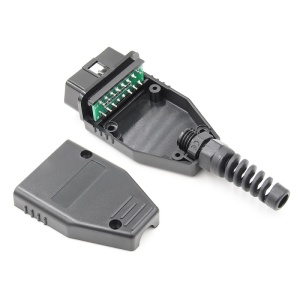Mufa OBD2 J1962 DIY cu carcasa si pini de conectare