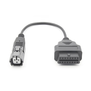 mufa adaptor Techstar OBD2 3 pini la 16 pini Yamaha moto
