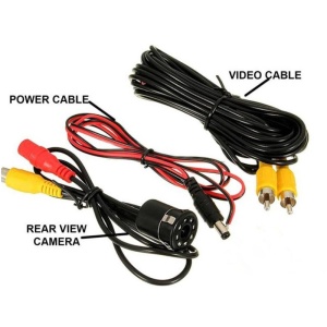Camera pentru masina Techstar - Vedere spate clara, sistem IR cu 8 LED-uri, functionare zi/noapte, unghi 170°, waterproof