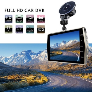 Camera Video Auto DVR Dubla FullHD Techstar® T667 Unghi 170° Display 4", Senzori Miscare si Night Vision - Img 9