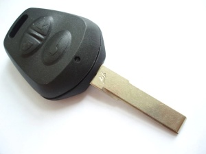 Cheie auto Porsche cu lama metalica si butoane rotunjite