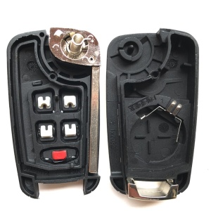 Set carcase cheie auto Techstar Opel Chevrolet Vauxhall, 5 butoane, imagine multiple unghiuri
