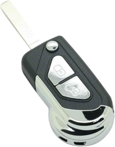 Carcasa Cheie Auto Techstar tip Briceag cu 2 Butoane, Compatibila Citroen DS3, C3, lama VA2