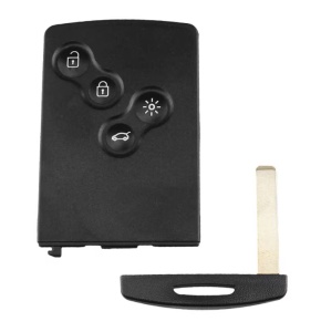 Cheie Renault card 4 butoane cu insertie