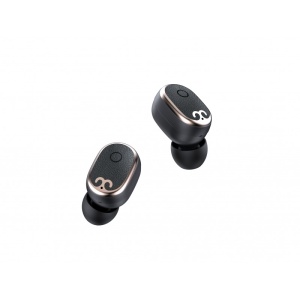 Casti Smart Techstar® TWS S17 mini, Wireless, Bluetooth V5.0, IPX5, HD Audio, Touch, iOS, Android, Type-C, Negru - Img 3