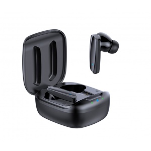 Casti Smart Techstar® TWS S32 , Wireless, Bluetooth V5.0, HD Audio, Touch, IPX5, iOS, Android, 300mAh, Type-C, Negru - Img 1