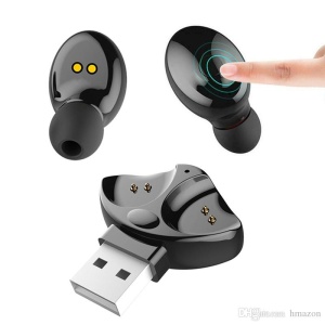 Casti Techstar® XC12 cu Bluetooth 5.0, In Ear, HandsFree, ExtraBass, Android si iOS - Img 2