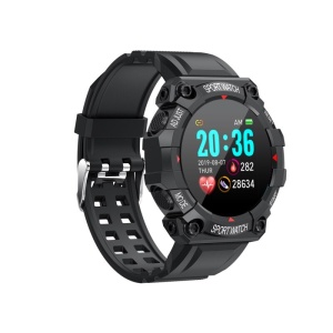 Ceas Smartwatch Techstar® FD68, 1.3" IPS, Design Sport, Bluetooth 4.0, Monitorizare Tensiune, Puls, Negru - Img 3