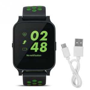 Ceas Smartwatch Techstar® Y60, 1.54 inch IPS, Bluetooth 4.0, Slot SIM, Apeluri si Notificari, Monitorizare Tensiune, Puls, Pasi, Negru - Img 2