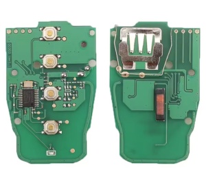 placa electronica cheie auto audi techstar chip 754c 754g vedere fata si spate
