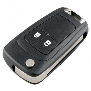 Cheie Opel 2 butoane, cip ID46, carcasa neagra