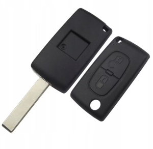 carcasa cheie citroen peugeot techstar cip id46 compatibila 2006 2011