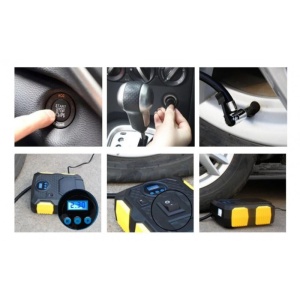 Compresor Aer Auto Techstar®, Compresor Digital Portabil, DC 12V 150PSI 120W - Img 9