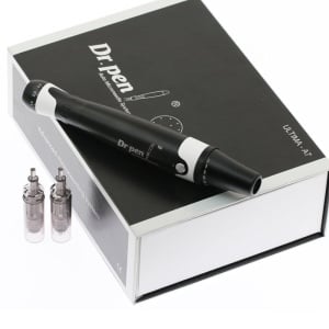 DermaPen Techstar® Dr Pen A7, 2 Capete de Rezerva, Ace Otel Inoxidabil, Regenerare Piele, Lifting, Viteza Reglabila, 16 Viteze - Img 9