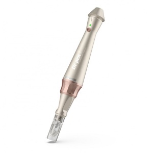 DermaPen Techstar® Dr Pen E30, 2 Capete de Rezerva, Ace Otel Inoxidabil, Corp Aliaj, Ergonomic, Regenerare Piele, Lifting, Viteza Reglabila, 5 Viteze, Roz - Img 2