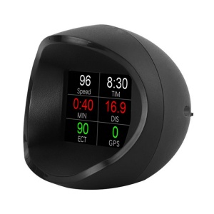 Indicator digital auto multifuncțional, Head Up Display Techstar® OBD II, P 11, Display 1.8 inch, Detector de diagnosticare, Eliminare cod de eroare, Vitezometru, Computer de conducere, Alarmă de supraviteză - Img 3