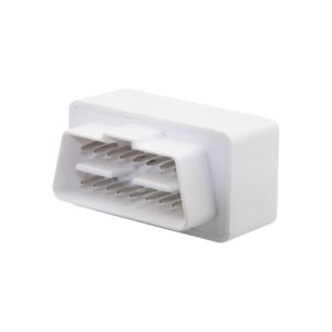 mufa OBD2 ELM327 mini alb vedere laterala