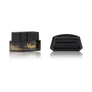 Interfata Vgate iCar Pro WiFi vedere oblica cu conectori