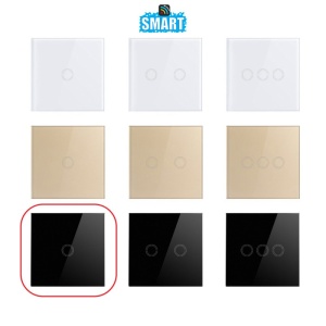 gama culori intrerupator smart touch techstar negru alb gold