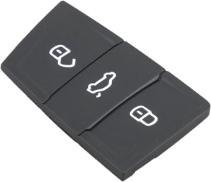Pad cauciuc 3 butoane pentru cheie auto compatibila Seat Leon, Polo