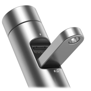 Modulator FM Premium Baseus, Dual USB, Fast Charger, Bluetooth 5, FLAC Looseless Audio, Surround, Transmitator - Img 3