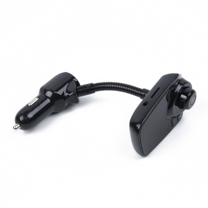 Modulator FM Techstar® T10, Wireless, Bluetooth 4.2, Microfon Integrat, Quick Charge, Afisare Voltaj, Slot MicroSD, AUX - Img 3