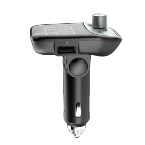 Modulator FM Techstar® T17B, Wireless, Bluetooth 4.2, Microfon Integrat, FM Transmitator, Voltaj Baterie, USB, Slot MicroSD, AUX - Img 3