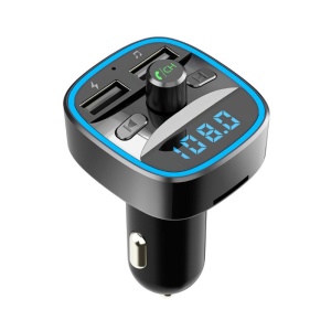 Modulator FM Techstar® T25, Wireless, Bluetooth 5.0, Microfon Integrat, Quick Charge, Slot MicroSD, Ambient Light - Img 3