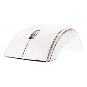 Mouse Wireless Pliabil M2 Alb 2.4G Optic USB Receiver Pentru Laptop PC - Img 1