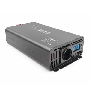 Resigilat Invertor de putere cu undă sinusoidală pură Techstar®, DC 24V la AC 220V, Afișaj LCD, 1000w, Pretabil Rulota, Autorulota, Camper, Barca, Casa independenta, Testat Osciloscop - Img 5