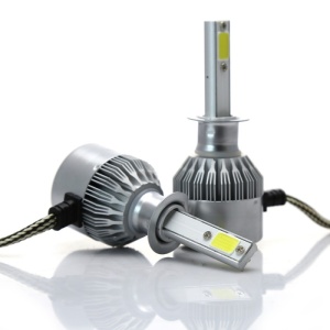 Resigilat Set 2 LED-Uri Auto Techstar® C6, H1, 36w, 3800 Lumeni, 6500K, AUTO, 12-24 Volti, COB - Img 2