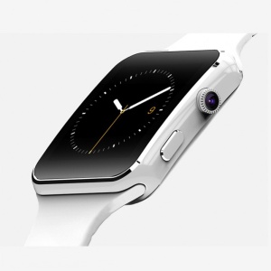 Resigilat Smartwatch X6S Bluetooth Compatibil MicroSD si SIM Cu Camera Alb - Img 4