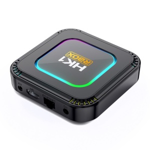 Resigilat TV Box Techstar® HK1 K8 RK3528 Smart Media Player, 8K, RAM 4GB, ROM 64GB, Bluetooth 5.0, Android 13, RK3528 Quad Core ARM Cortex-A53, Culori RGB Programabile, Telecomanda IR, Negru - Img 3
