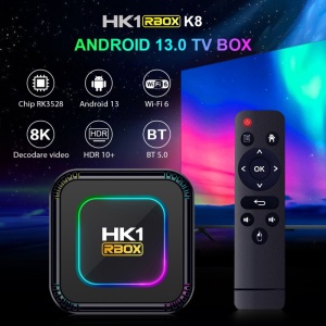 Resigilat TV Box Techstar® HK1 K8 RK3528 Smart Media Player, 8K, RAM 4GB, ROM 64GB, Bluetooth 5.0, Android 13, RK3528 Quad Core ARM Cortex-A53, Culori RGB Programabile, Telecomanda IR, Negru - Img 8