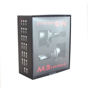 Set 2 LED-uri Auto Techstar® M3, H7, 40w, 8000 Lumeni, 6500K, AUTO, 12-24 Volti, ZES, Canbus, Miez Cupru, Radiator Aluminiu - Img 5