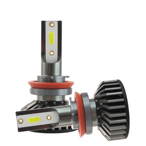 Set LED P1 H11/H8/H9, lumina rece 6500K, 36W, cu miez din cupru