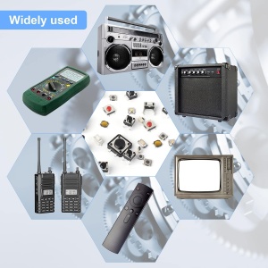 Set 250 Microintrerupatoare Tactile Push Button, 25 Tipuri, Microbutoane pentru Telecomenzi Auto, Circuite PCB si Electronice, Cutie Organizatoare si Penseta - Img 3