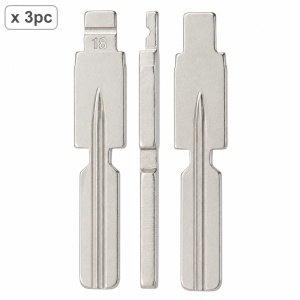 Set 3 lame cheie auto 18# HU58 pentru BMW