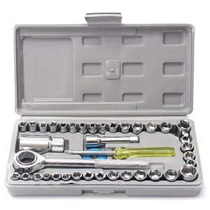 Set Trusa completa ce contine 40 de chei tubulare dimensiuni 9-32mm - Img 2