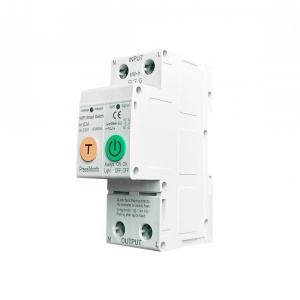 dispozitiv siguranta monofazata Techstar WiFi 63A Tuya Smartlife