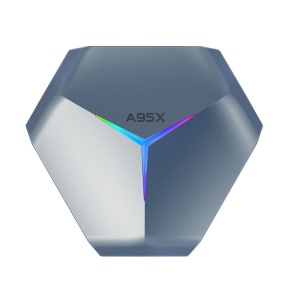 smart TV box Techstar A95X F4 vedere diagonala superioara